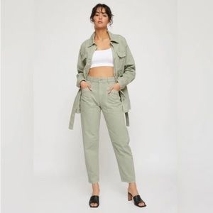 Dynamite Gigi Sage Green Pants